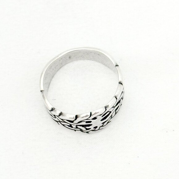 Vintage Tree of Life Sterling Silver Celtic Ring - Size 10.75 - Picture 7 of 9